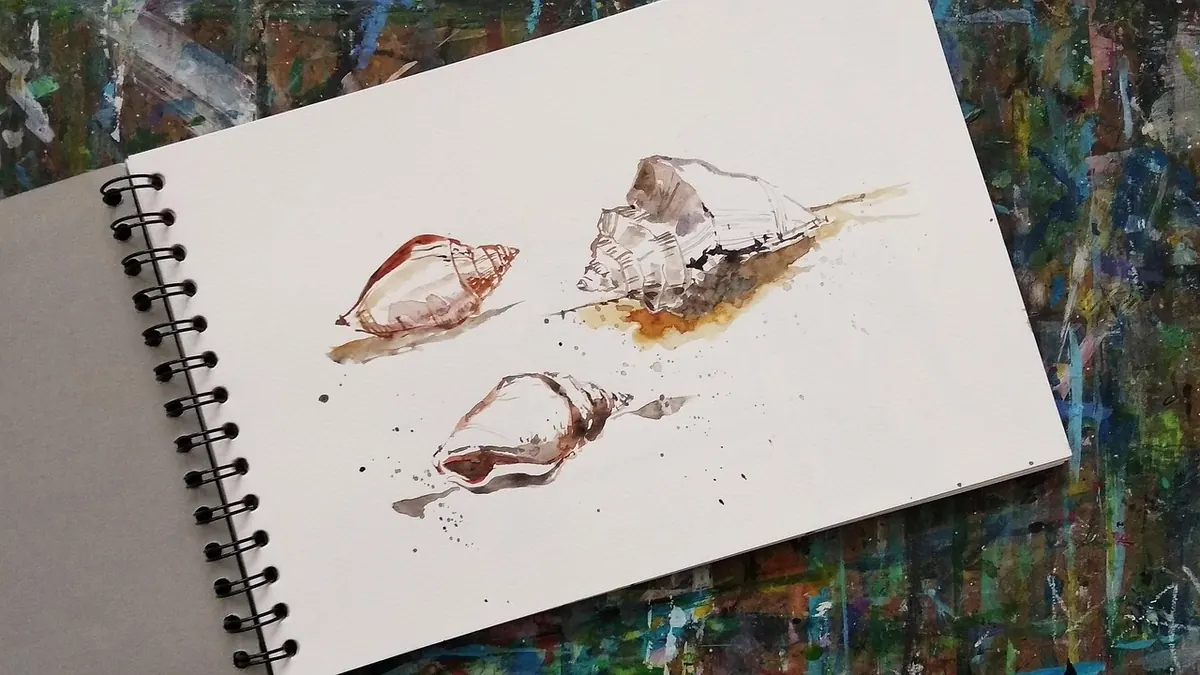 How to Sketch a British Garden in Three Layers: Pencil, Wash and Ink